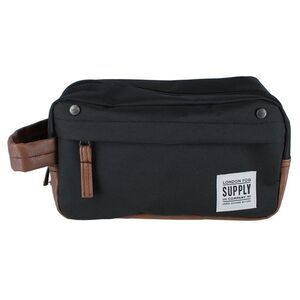 London Fog Men's Accessory Case Travel Kit with Carrying Handle